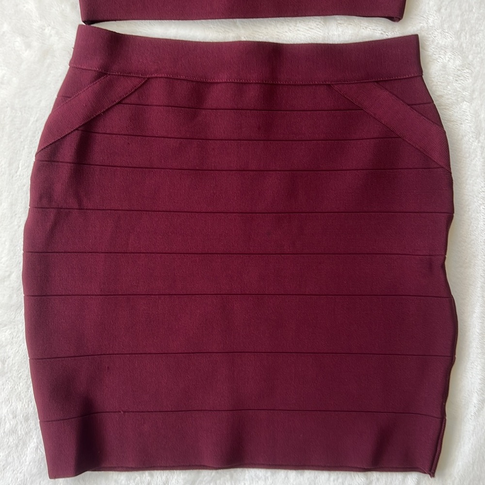 Bebe Y2K bandage skirt and top - Picture 5 of 10